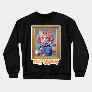 Cat Clown,Cat Joker,Cat Miaw Lover Crewneck Sweatshirt